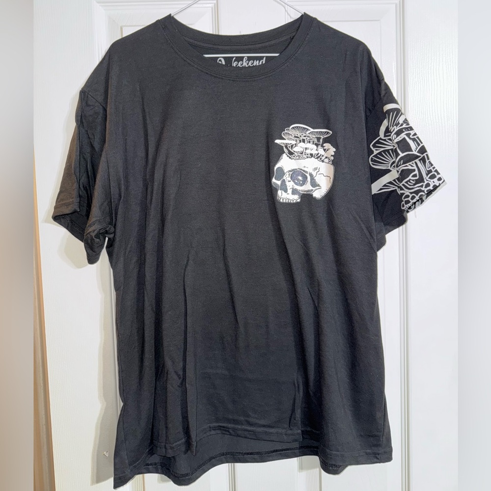 Black Graphic T-Shirt for Men